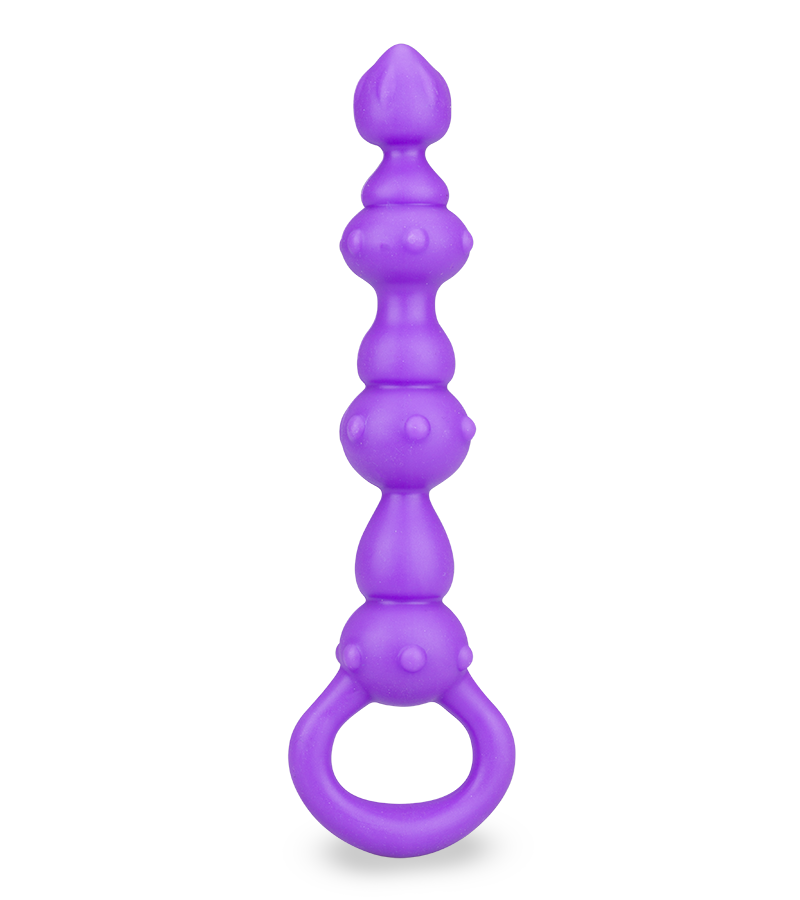 Anal-Perlenkette in Violett