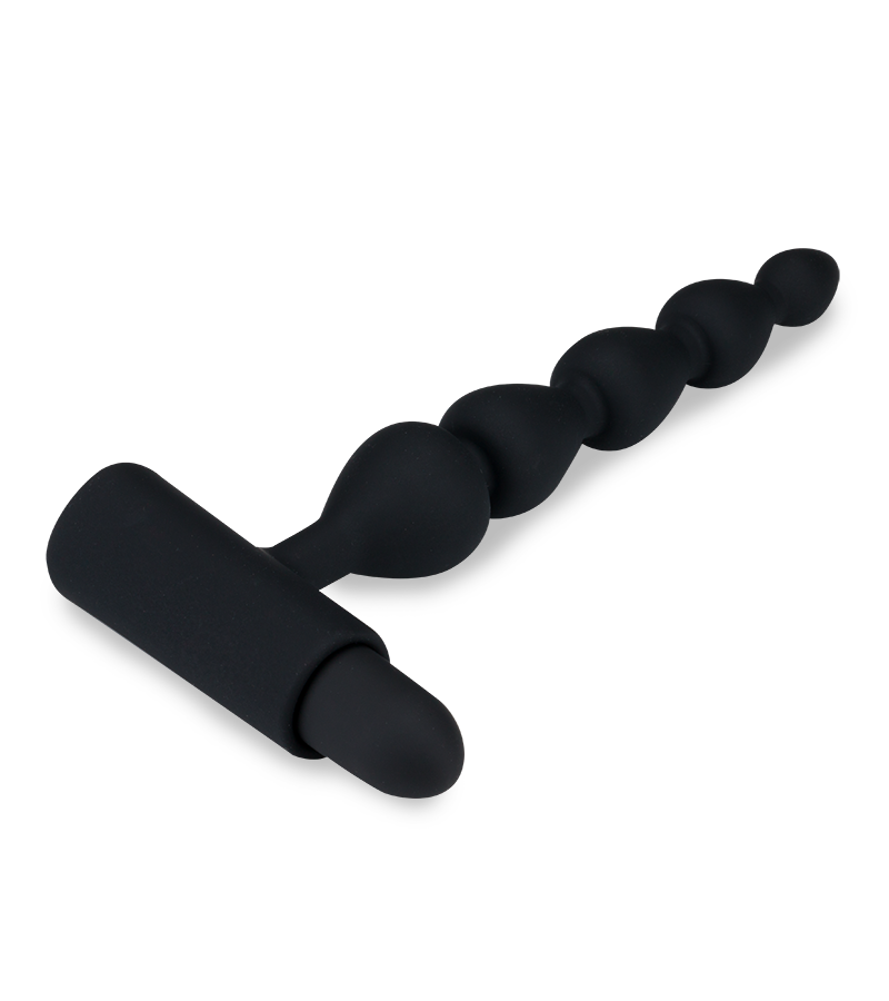 Analkette mit Vibration und 5 Kugeln Bead