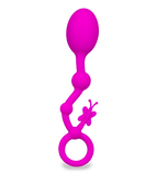 Analkugeln aus Silikon Butterfly