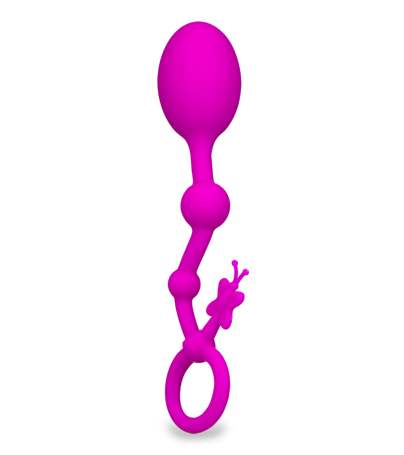 Analkugeln aus Silikon Butterfly