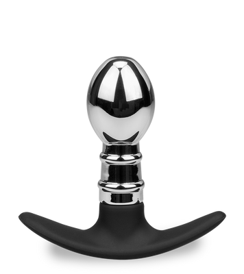 Analplug aus Stahl und Silikon Smash