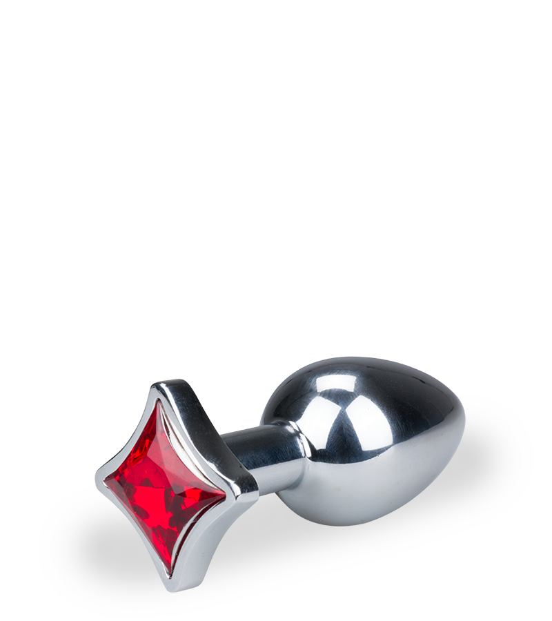 Analplug mit 4 austauschbaren Schmucksteinen Symbols