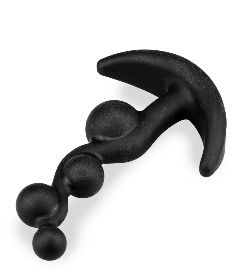 Analplug mit Ankergriff und 4 Kugeln