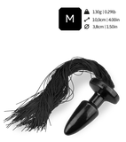 Analplug mit Riemen aus Silikon