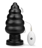 Analplug mit Saugnapf und Vibration Ascender