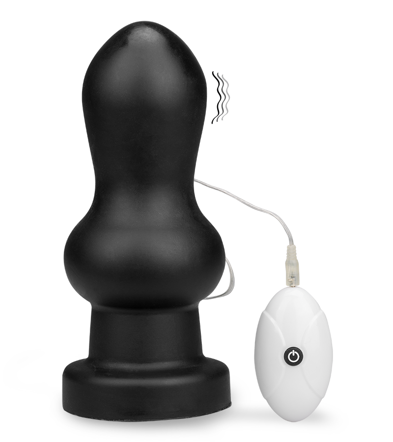 Analplug mit Saugnapf und Vibration Harlem