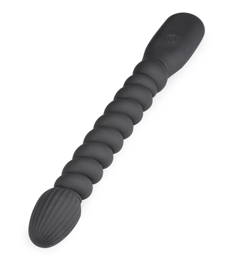 Analplug mit Vibration und Kugelschaft Adventurer