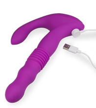 Laden Sie das Bild in den Galerie-Viewer, Analplug mit Vibration und Stoßfunktion Finn