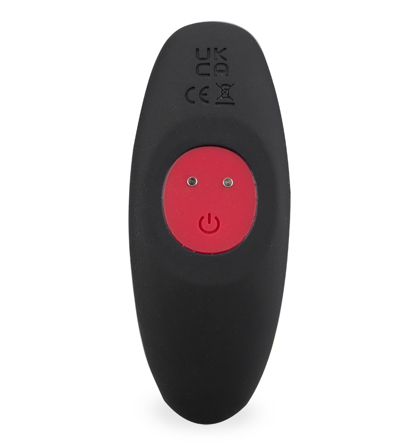 Analplug mit Vibration und Stoßfunktion Mercury