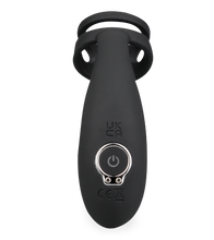 Laden Sie das Bild in den Galerie-Viewer, Analplug mit Vibrations- und Stoßfunktion und Doppel-Cockring Toronto