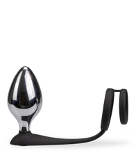 Laden Sie das Bild in den Galerie-Viewer, Analschmuck mit Doppel-Cockring und 3 Plugs