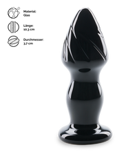 Laden Sie das Bild in den Galerie-Viewer, Analstecker aus Glas Dahlia