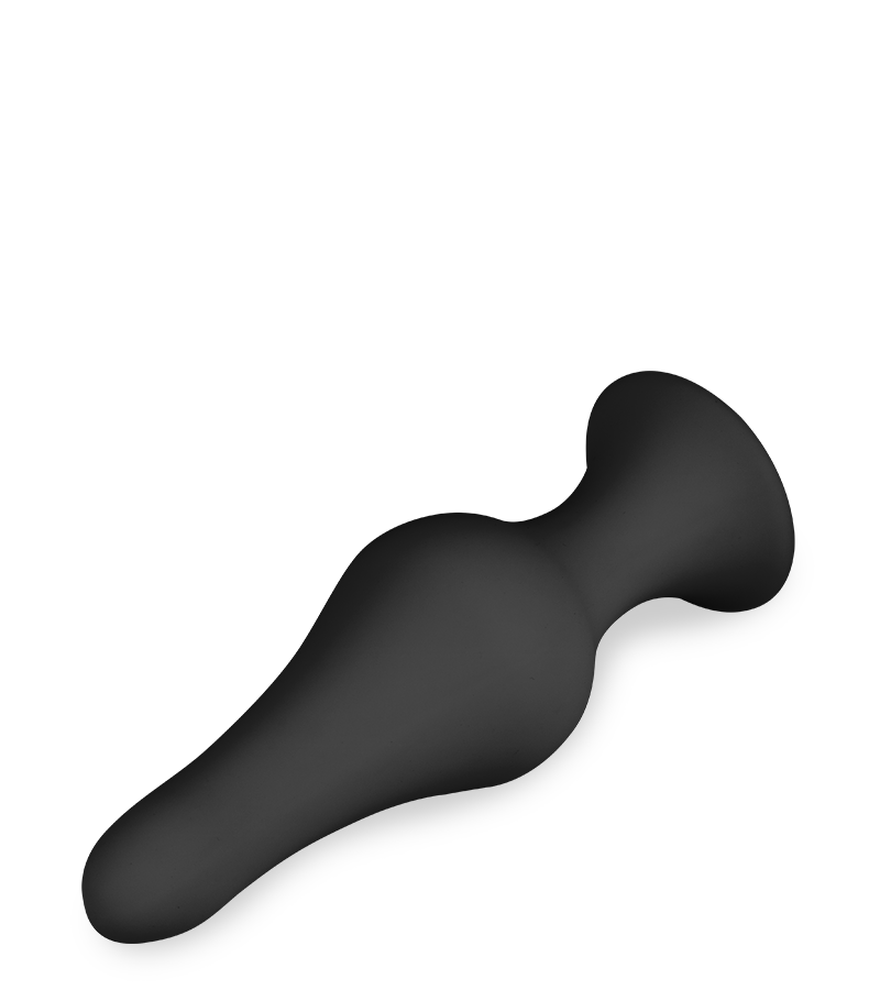 Analstöpsel mit Saugfuß Flame