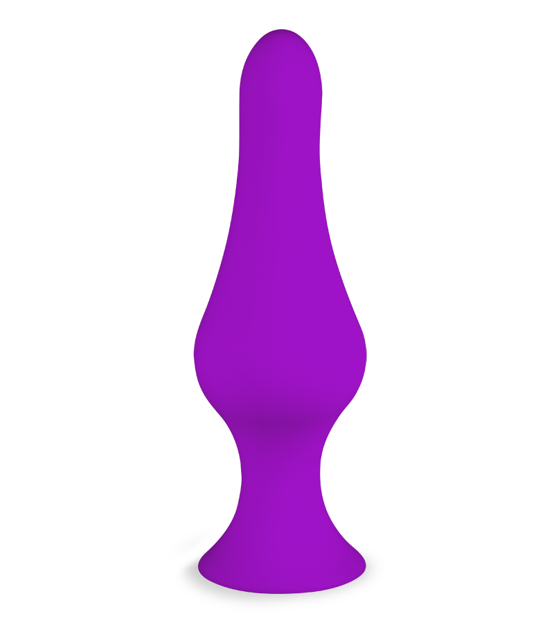 Analstöpsel mit Saugfuß Flame