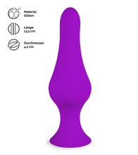 Laden Sie das Bild in den Galerie-Viewer, Analstöpsel mit Saugfuß Flame