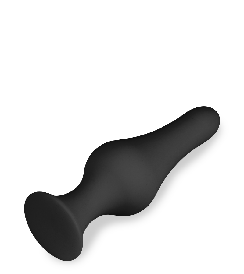 Analstöpsel mit Saugfuß Flame