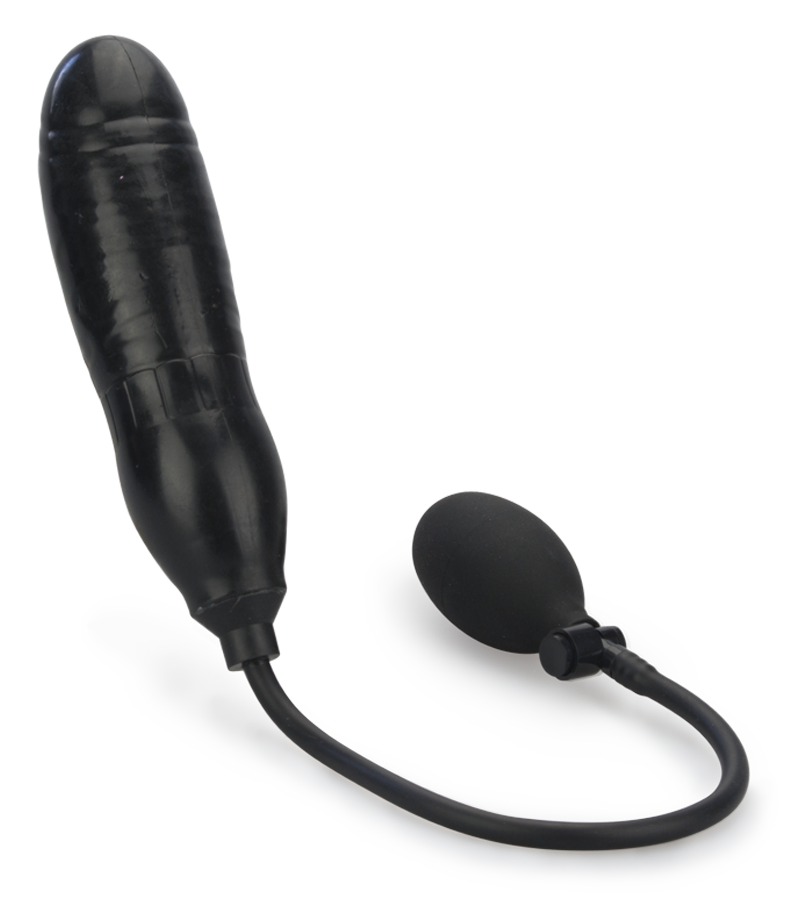 Aufblasbarer Analdildo mit Handpumpe