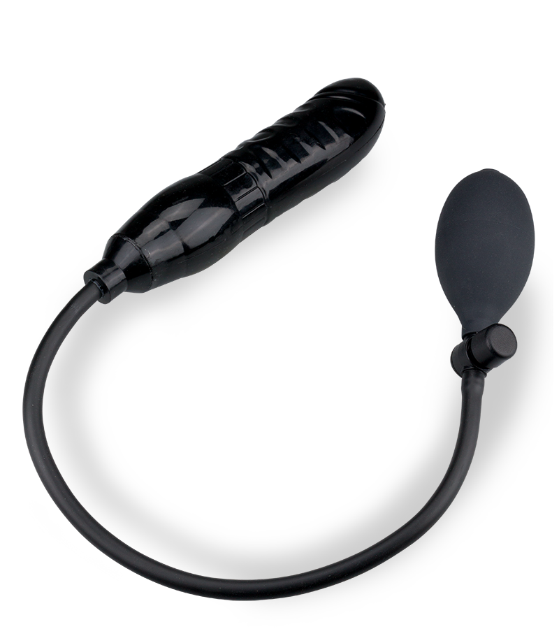 Aufblasbarer Analdildo mit Handpumpe