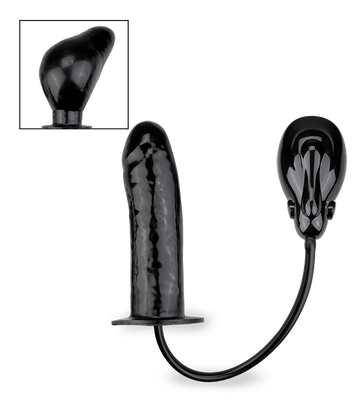 Aufblasbarer Dildo-Vibrator mit automatischer Pumpe