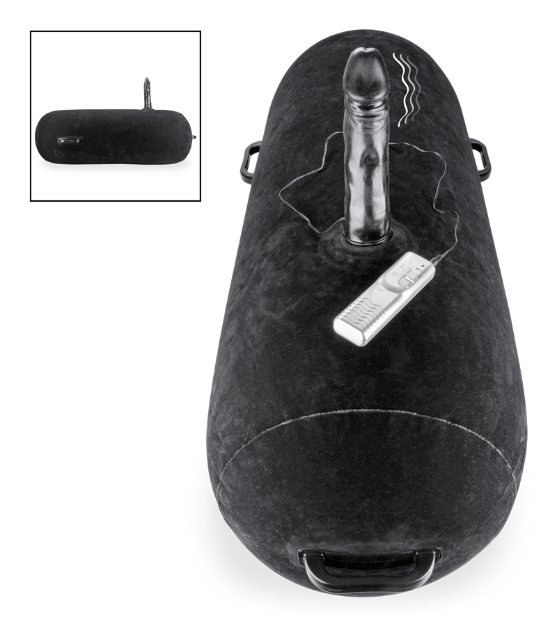 Aufblasbares Sexkissen mit Dildovibrator Easy Ride