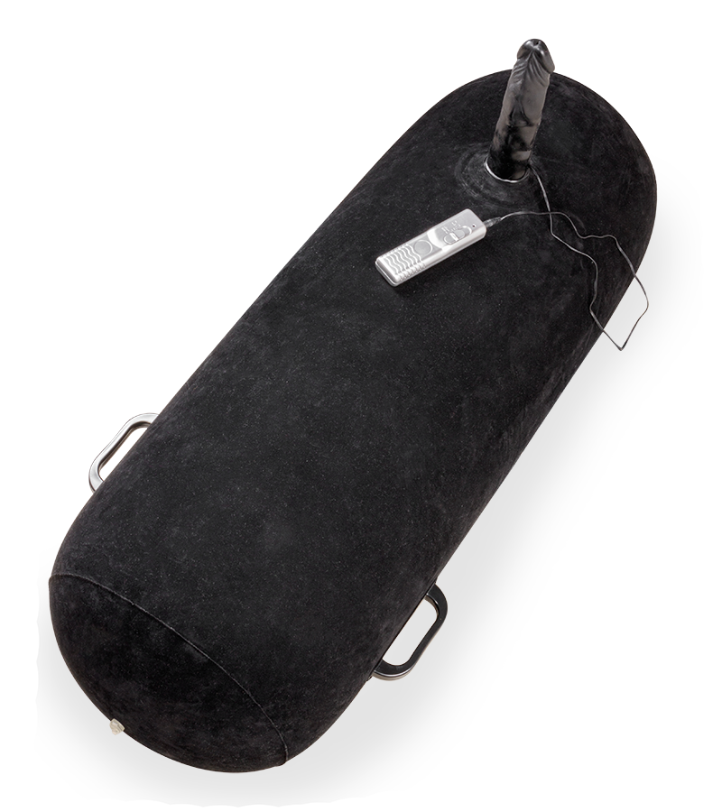 Aufblasbares Sexkissen mit Dildovibrator Easy Ride