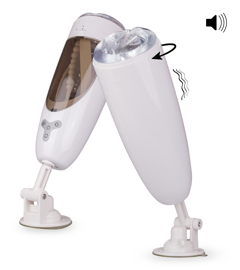 Automatische Taschenmuschi mit Vibration und Rotation