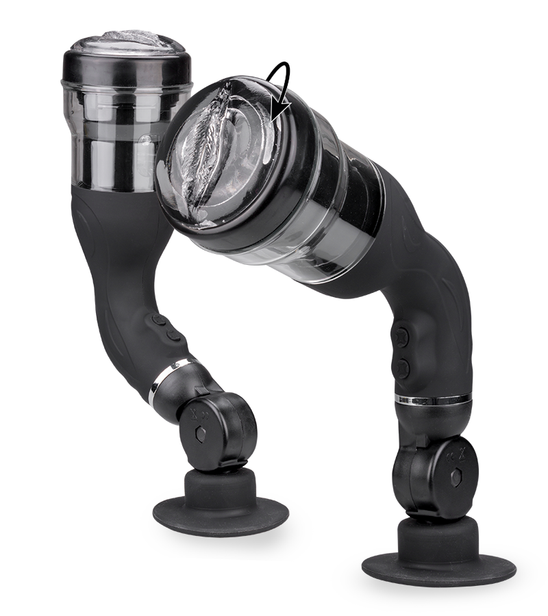 Automatischer Masturbator mit Rotation und Saugfuß