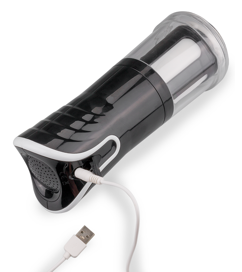 Automatischer Stoßmasturbator mit Vibration