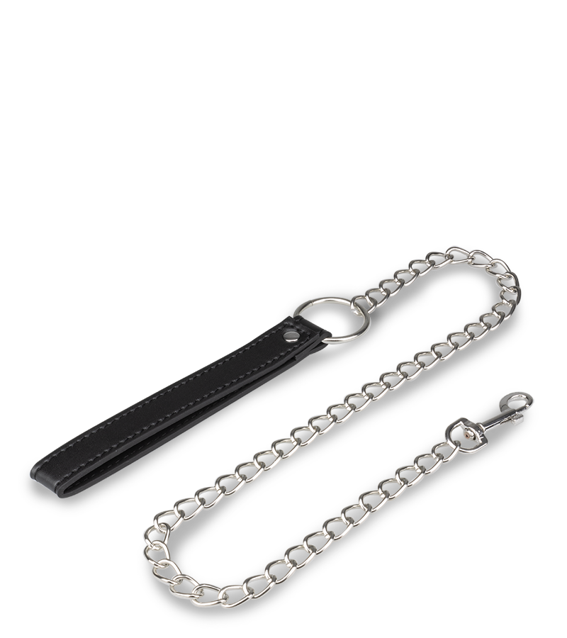 BDSM-Halsband mit Schloss und Leine