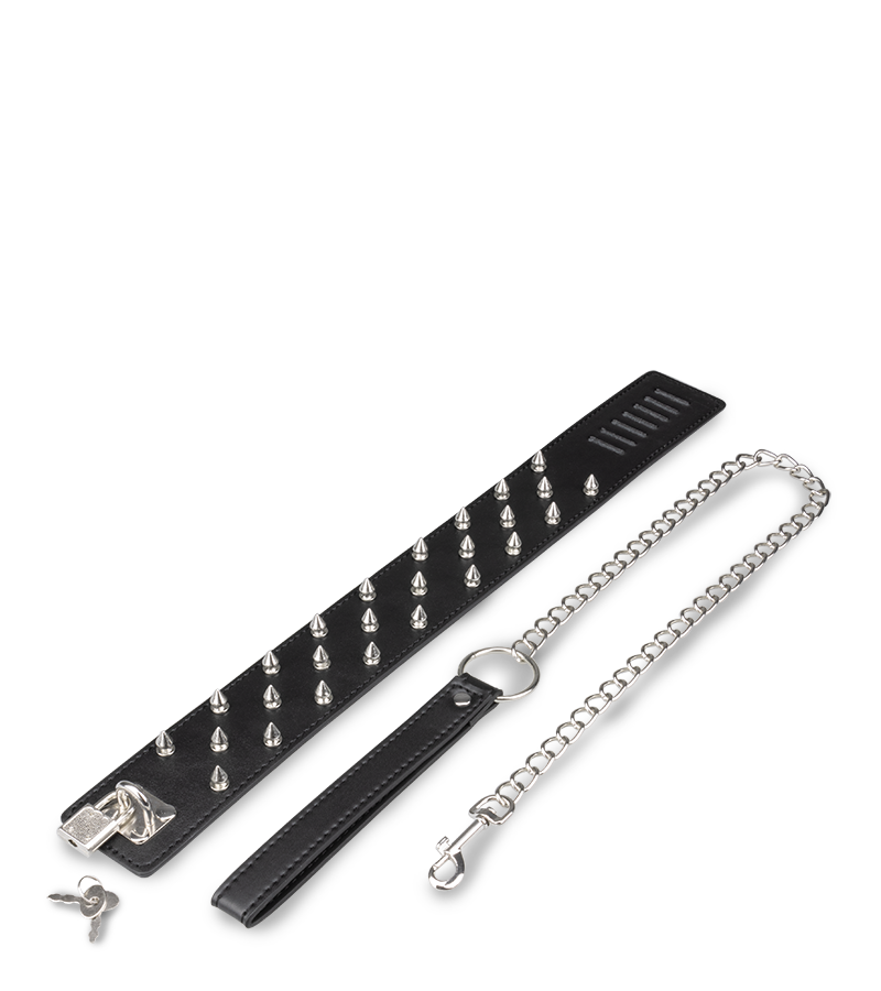 BDSM-Halsmanschette mit Nieten