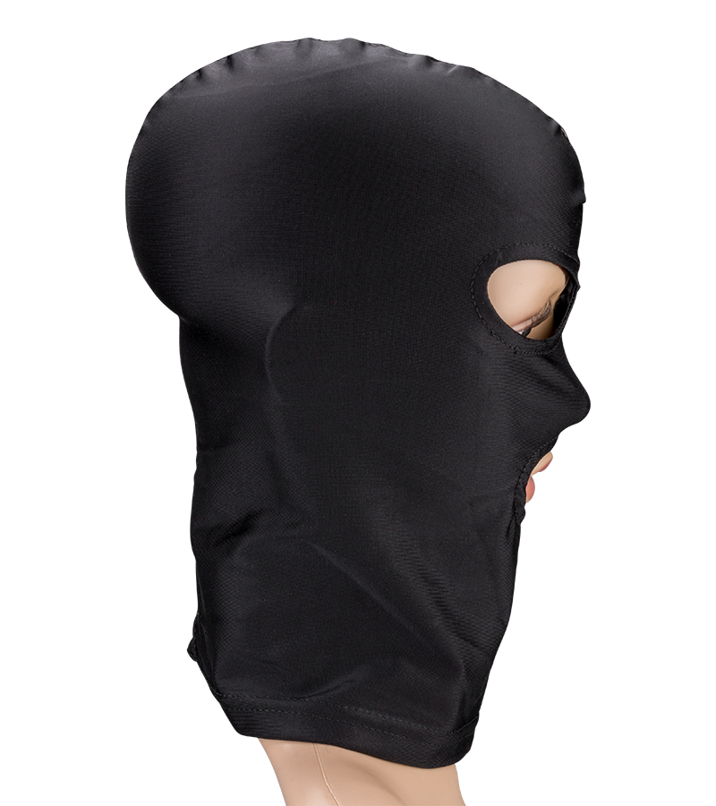 BDSM-Kopfmaske mit drei Öffnungen