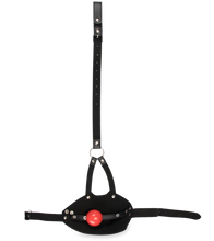 Laden Sie das Bild in den Galerie-Viewer, BDSM-Mundknebel aus Leder