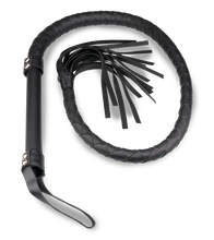 Laden Sie das Bild in den Galerie-Viewer, BDSM-Peitsche aus Kunstleder 125 cm
