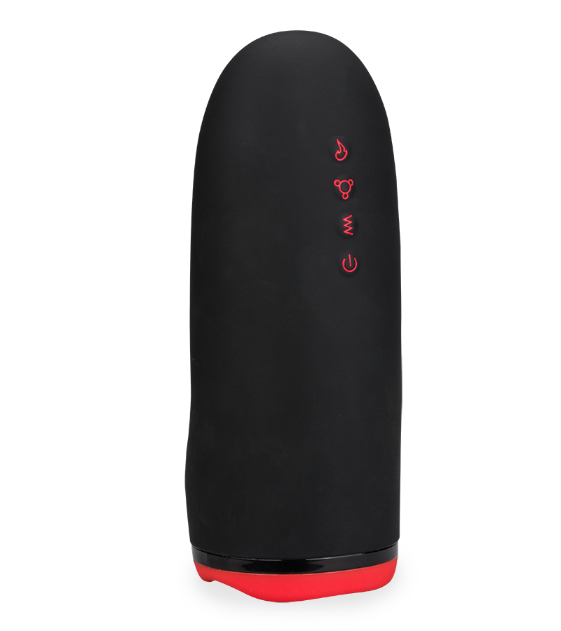 Beheizbarer Masturbator mit Massageperlen und Vibration Billy