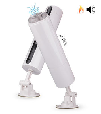 Beheizbarer Saug-Masturbator mit Audiofunktion