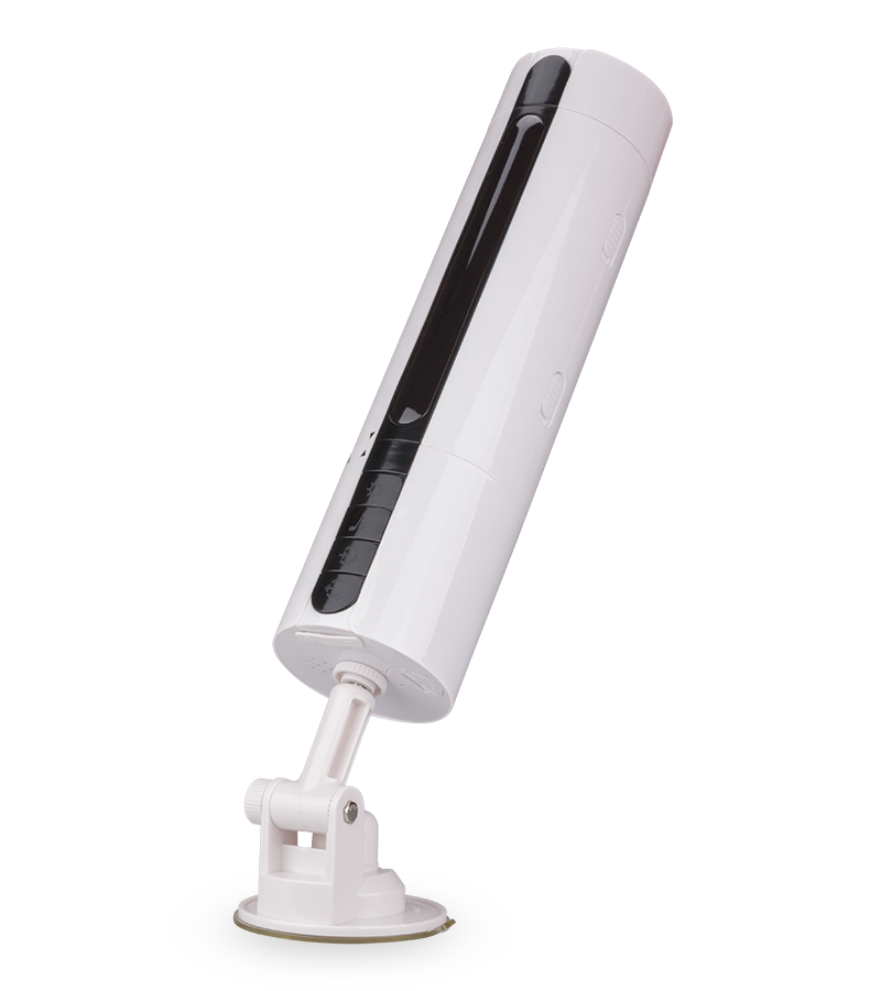 Beheizbarer Saug-Masturbator mit Audiofunktion