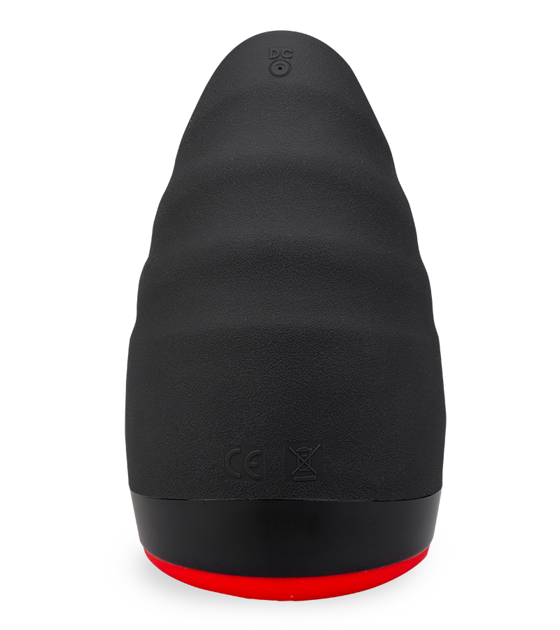 Beheizbarer Vibrationsmasturbator mit Blowjob-Mund