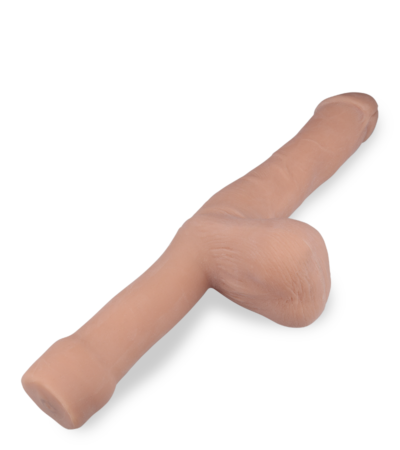Biegbarer Dildo mit Griff Harry
