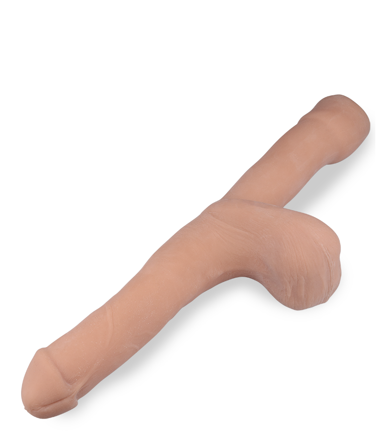 Biegbarer Dildo mit Griff Harry