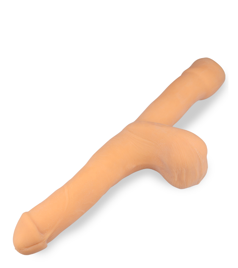 Biegbarer Dildo mit Griff Harry
