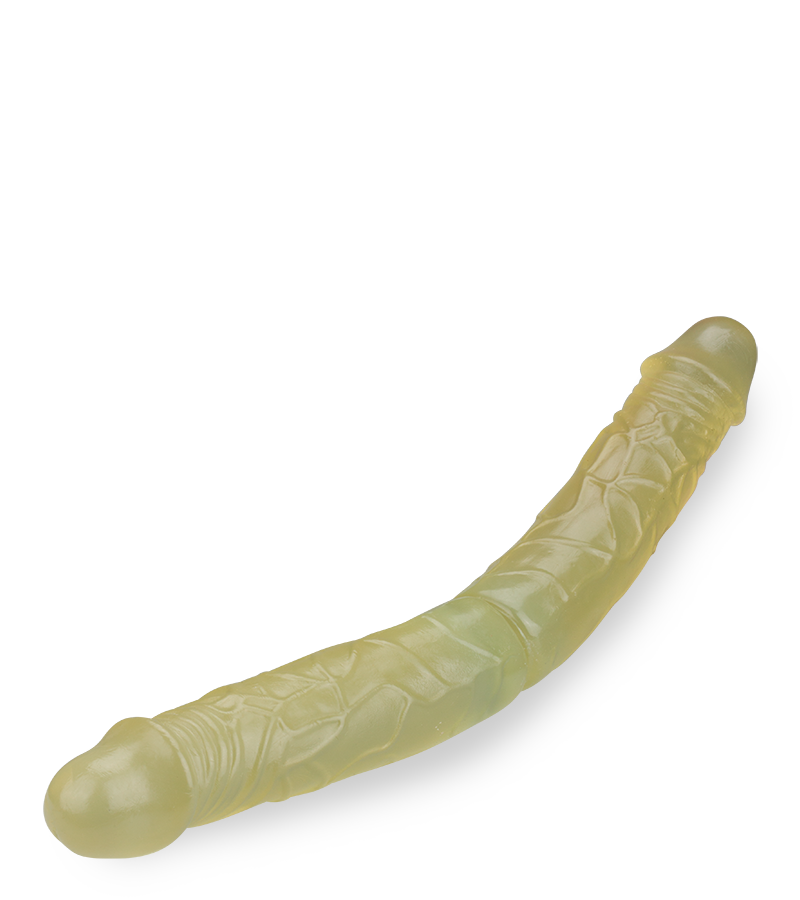 Biegsamer Doppeldildo Crystal 36 cm