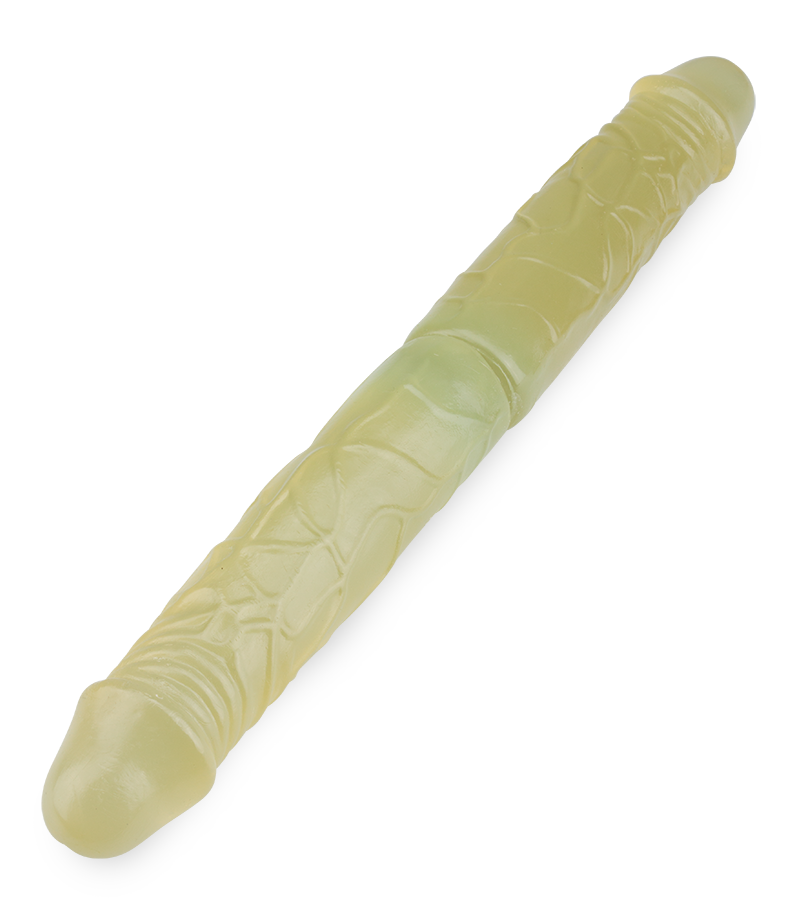 Biegsamer Doppeldildo Crystal 36 cm