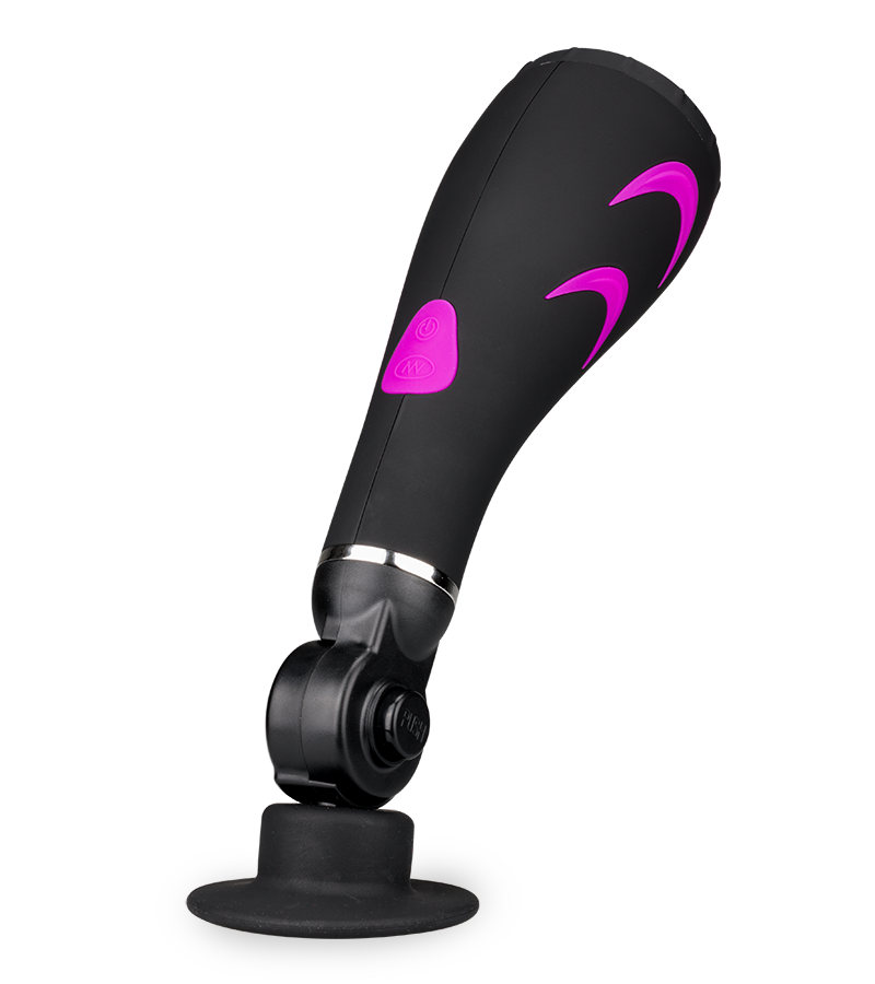 Blowjob-Profi-Masturbator mit Vibration und Saugfuß