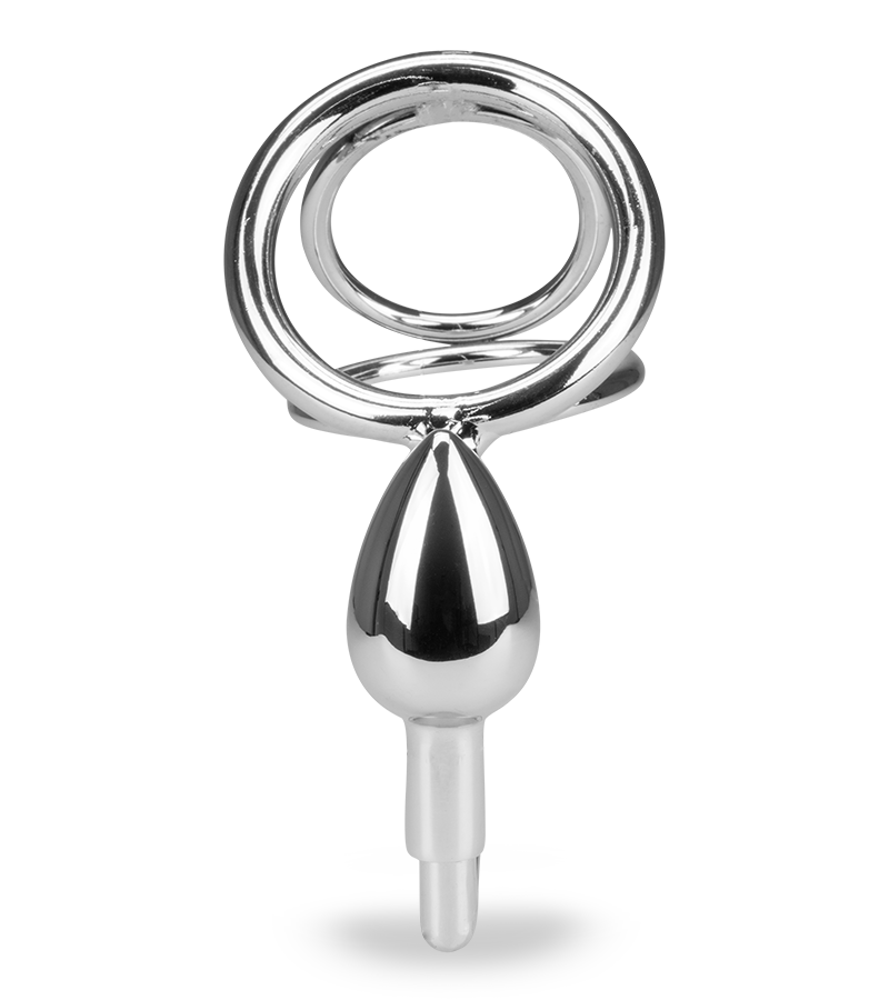 Bondage-Haken mit Dreifach-Cockring Bondy