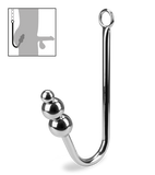 Bondagehaken mit Perlen Rattlesnake