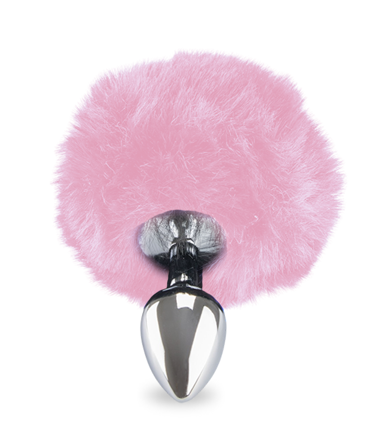 Bunny Tail Rosebud-Analplug