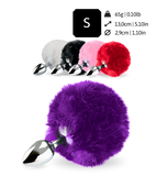 Bunny Tail Rosebud-Analplug