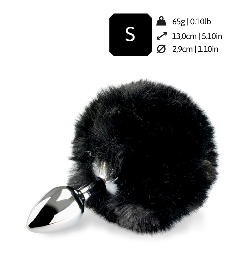 Bunny Tail Rosebud-Analplug