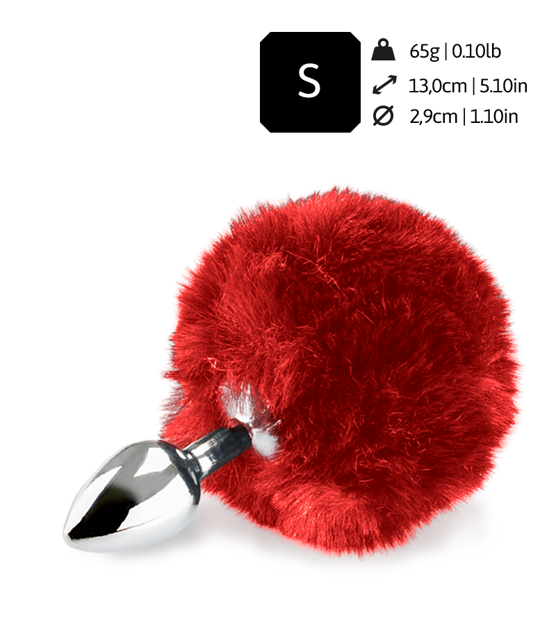 Bunny Tail Rosebud-Analplug