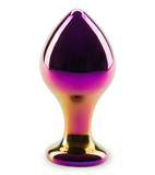 Buttplug aus Glas Chrome
